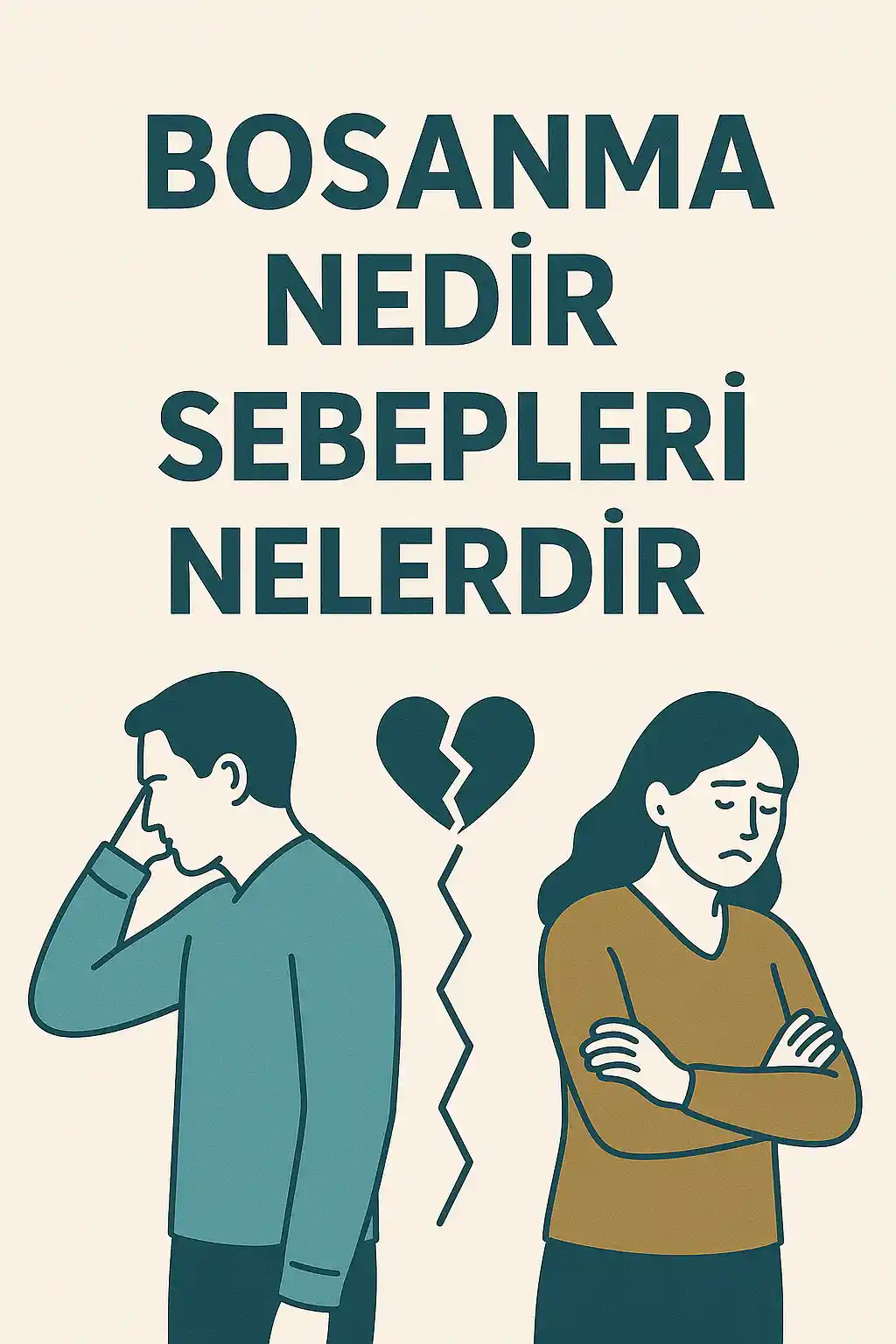 Boşanma davası nedir — bilgi görseli