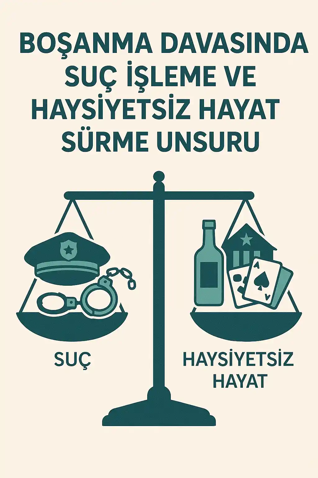 boşanma davasında hayasız hayat sürme ve suç işleme görseli